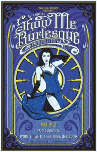 Show Me Burlesque Festival 2016 Flyer